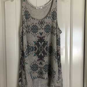 Aztec flowy summer top